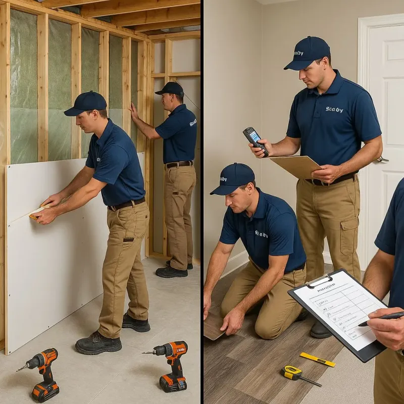 Repairs and Reconstruction process in Brunswick, ME